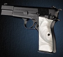 Ivory, Pearlized Polymer & Scrimshaw Grips