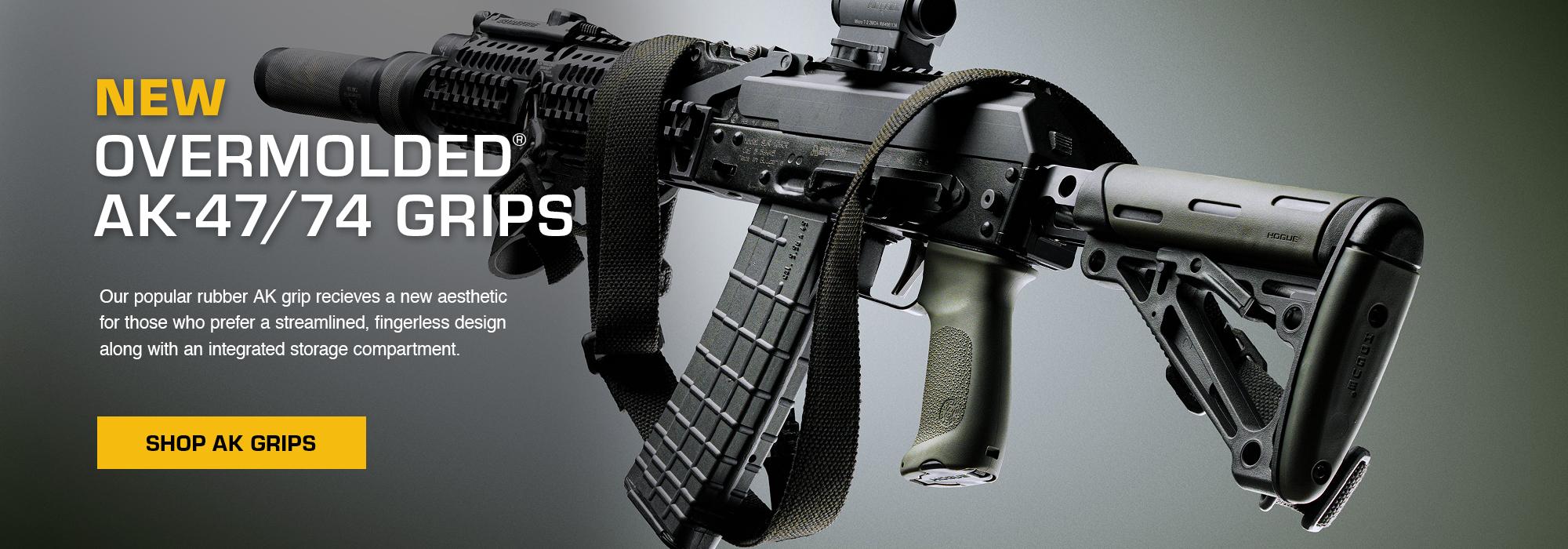 OverMolded AK Grips (No Finger Grooves)