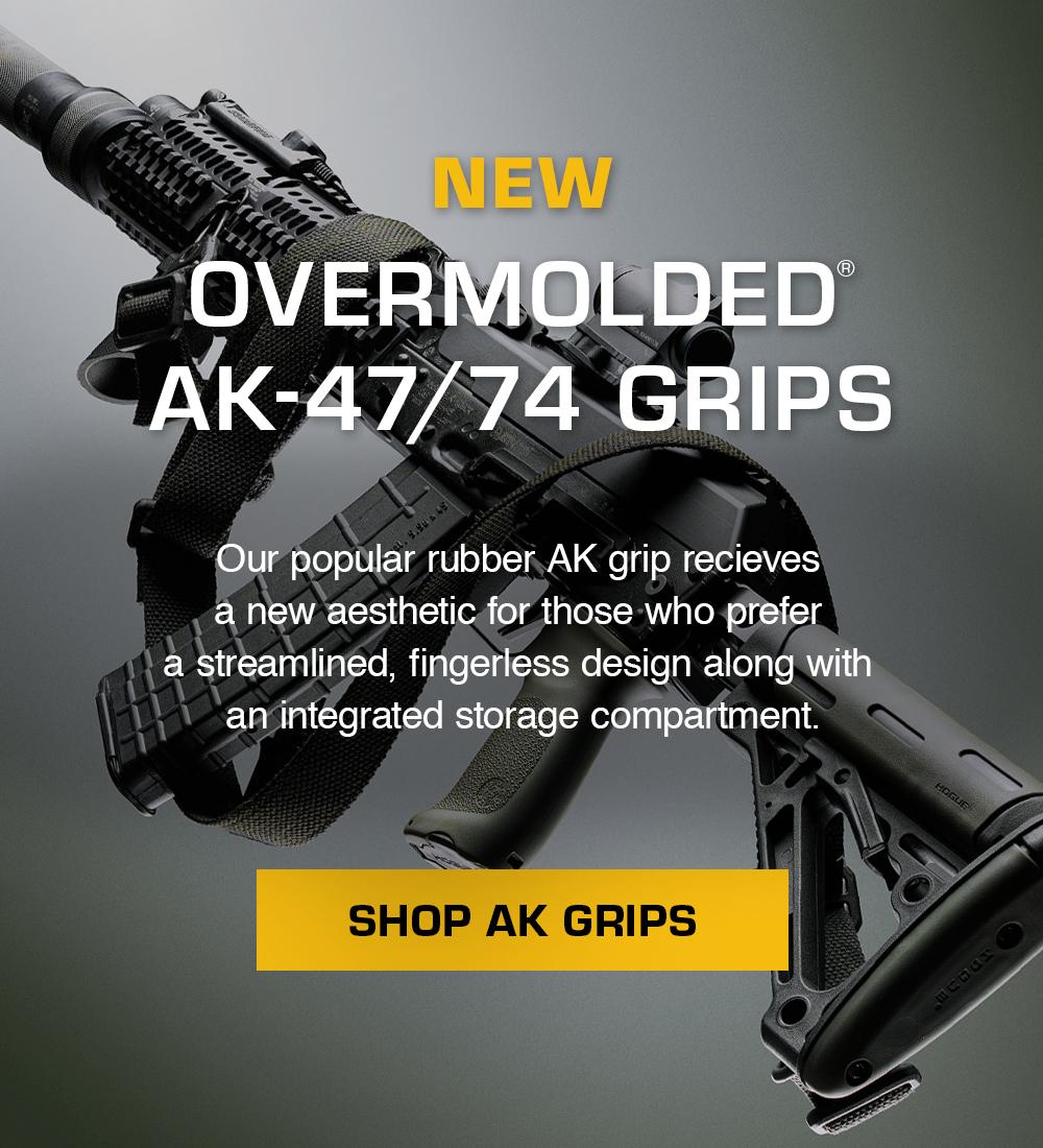 OverMolded AK Grips (No Finger Grooves)