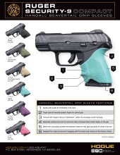 Ruger Security-9 Compact HandALL Beavertail Grip Sleeves