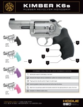 Kimber K6s Rubber Monogrips