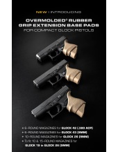 GLOCK Rubber Grip Extension Base Pads