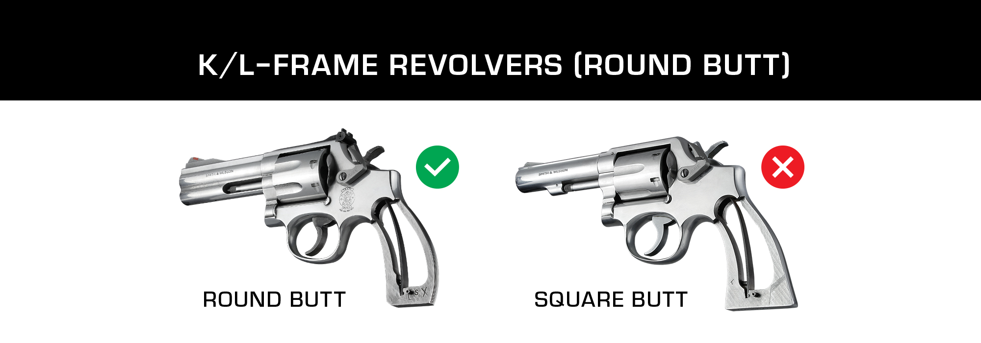K/L-Frame Revolvers (Round Butt)