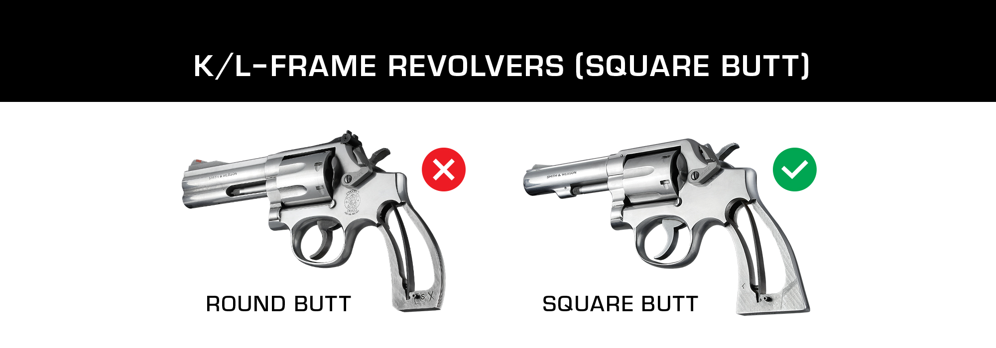 K/L-Frame Revolvers (Square Butt)