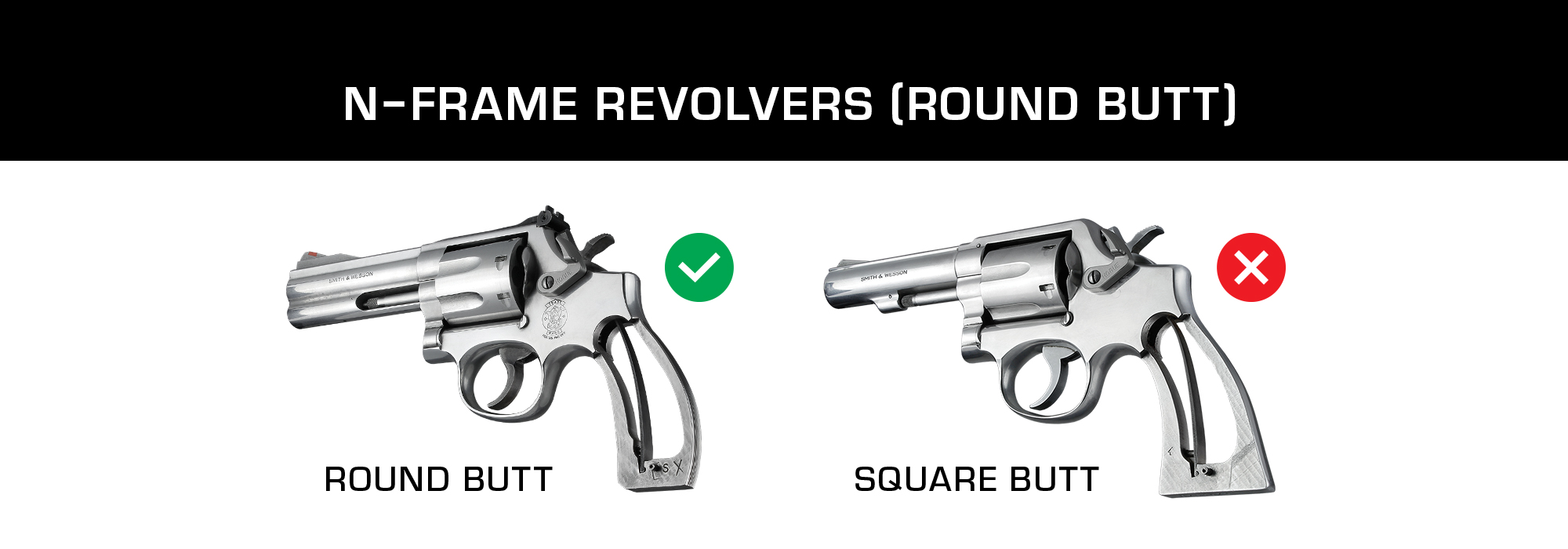 N-Frame Revolvers (Round Butt)