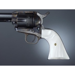 Smooth Pearlized Polymer Grip Panels - White