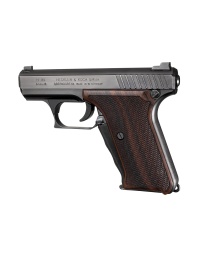 Checkered Hardwood Grip Panels - Pau Ferro