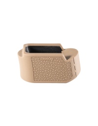 OverMolded® Rubber Grip Extension Base Pad (for GLOCK 19 10 & 15-Round Magazines)  - FDE