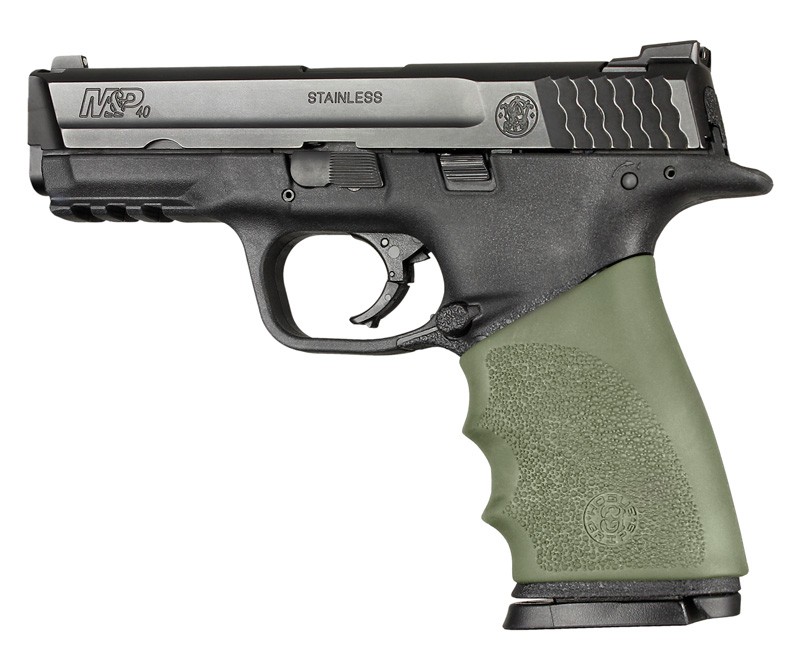 Smith & Wesson M&P 9mm / .357 SIG / .40 S&W: HandALL Hybrid Grip Sleeve - OD Green