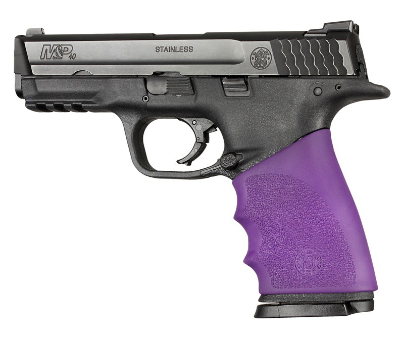 Smith & Wesson M&P 9mm / .357 SIG / .40 S&W: HandALL Hybrid Grip Sleeve - Purple