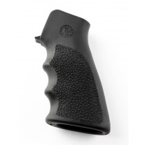 AR-15 / M16: OverMolded Rubber Grip with Finger Grooves - Black
