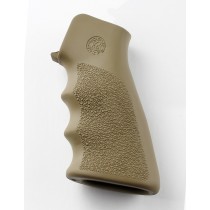 AR-15 / M16: OverMolded Rubber Grip with Finger Grooves - FDE