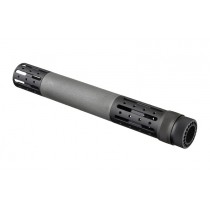 AR-15 / M16: (Extended Length) OverMolded Free Float Forend with Accessory Attachments - Slate Grey