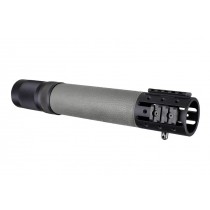 AR-15 / M16: (Rifle Length) OverMolded Free Float Forend with Accessory Attachments - Slate Grey