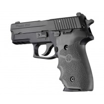 SIG SAUER P228/P229: OverMolded Rubber Grip with Finger Grooves - Slate Grey