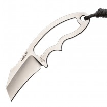 EX-F03 Neck Knife: 2.25" Hawkbill Blade - Tumbled Finish