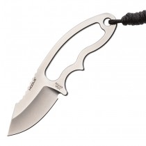 EX-F03 Neck Knife: 2.25" Clip Point Blade - Tumbled Finish
