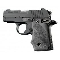 SIG SAUER P238: OverMolded Rubber Grip with Finger Grooves - Slate Grey