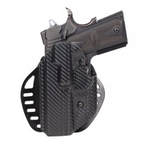 1911 Officers Model: ARS Stage 1 Carry Holster (Left Hand) - CF Weave