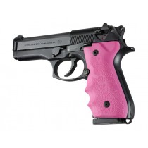 Beretta 92/96 Series Rubber Grip with Finger Grooves Pink