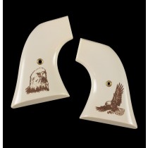 Colt Single Action Scrimshaw Ivory Polymer - Eagle W/Talons