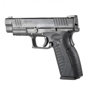 Springfield Armory XD-M Full Size 9mm / .357 SIG / .40 S&W: Wrapter Rubber Adhesive Grip (Grain Texture) - Black
