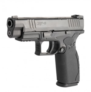 Springfield Armory XD-M Full Size 9mm / .357 SIG / .40 S&W: Wrapter Rubber Adhesive Grip (Block Texture) - Black
