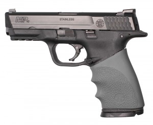 Smith & Wesson M&P Full Size 9mm / .357 SIG / .40 S&W: HandALL Hybrid Grip Sleeve - Slate Grey