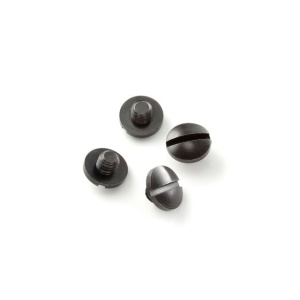 (4) Slotted Head Screws - Black