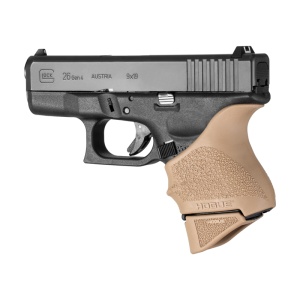 OverMolded® Rubber Grip Extension Base Pad (for 10-Round Magazines) - FDE