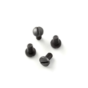 (4) Slotted Head Screws - Black