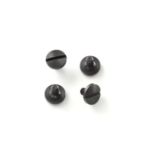 (4) Slotted Head Screws - Black