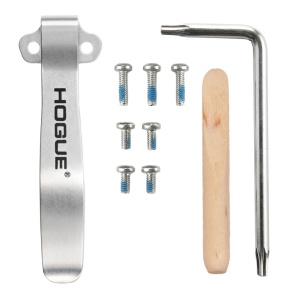 Deep Carry Pocket Clip & Torx Screw Kit - Stone Tumbled