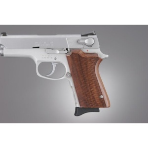 Checkered Hardwood Grip - Pau Ferro