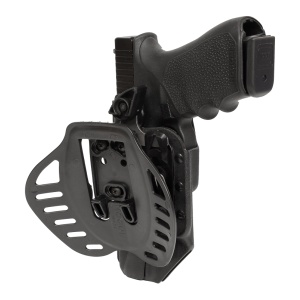 ARS Stage 1: Carry Holster (Right Hand) for GLOCK 17, 18, 22, 31, 37, 47 - Black