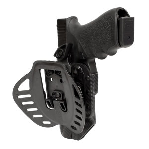 ARS Stage 1: Carry Holster (Right Hand) for GLOCK 17, 18, 22, 31, 37, 47 - CF Weave