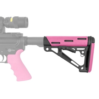 OverMolded® Collapsible Buttstock (Fits Mil-Spec Buffer Tube) - Pink