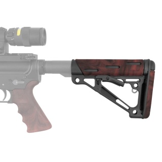 OverMolded® Collapsible Buttstock (Fits Commercial Buffer Tube) - Red Lava