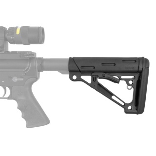 OverMolded® Collapsible Buttstock (Fits Mil-Spec Buffer Tube) - Black