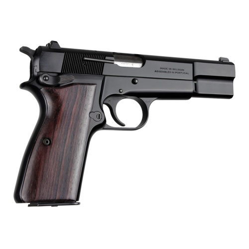 Browning Hi-Power: Smooth Hardwood Grip - Rosewood