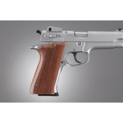 Checkered Hardwood Grip - Pau Ferro