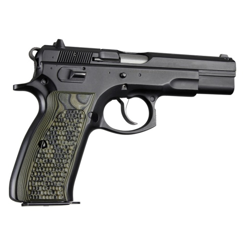CZ-75 - CZ-85 Piranha Grip G10 - G-Mascus Green