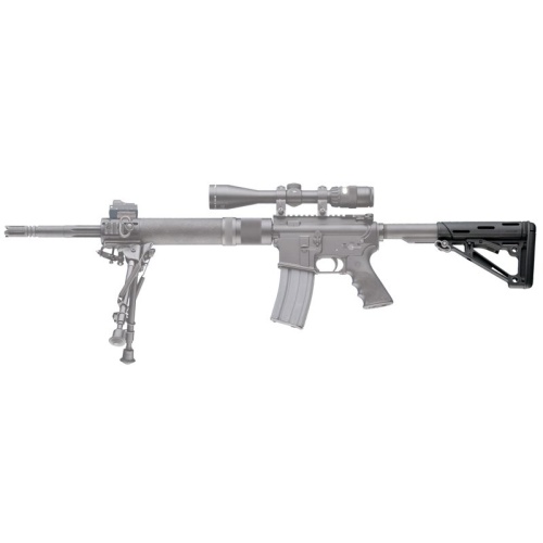 AR-15 / M16: OverMolded Collapsible Buttstock (Fits