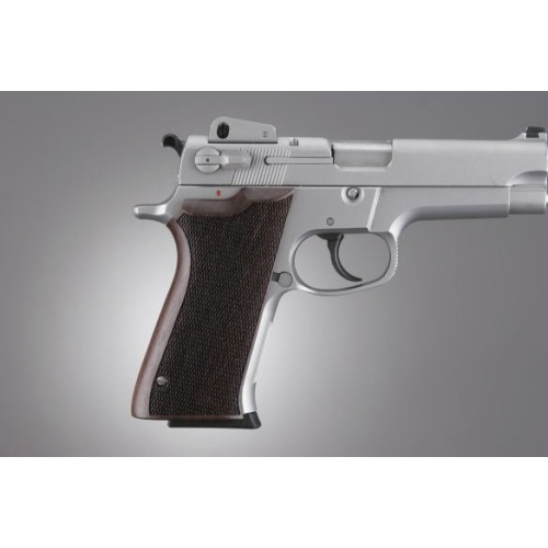 Checkered Hardwood Grip - Checkered